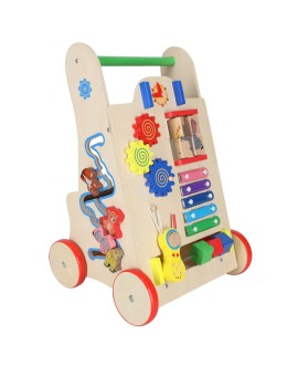 Pchacz dla dziecka chodzik drewniany kostka edukacyjna 6w1 Kik Sp. z o. o. Sp. k. | Time- 2