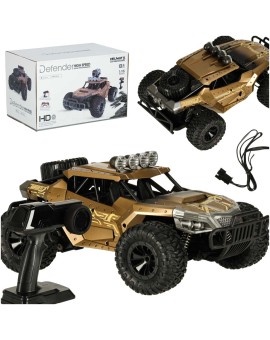 Samochód zdalnie sterowany Drift terenowy 20 km/h brązowy