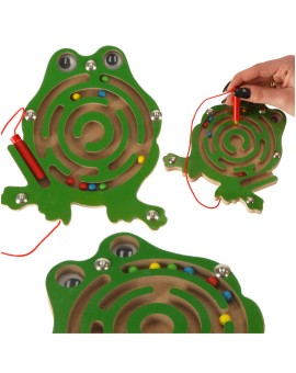 Labirynt magnetyczny kuleczki żaba