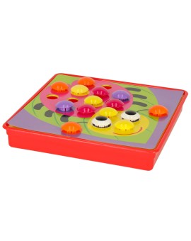 Układanka edukacyjna Guzikowa Mozaika trening ręki 57el. Kik Sp. z o. o. Sp. k. | Time- 2