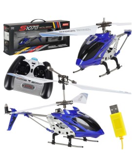 Helikopter zdalnie sterowany na pilota RC SYMA S107G niebieski