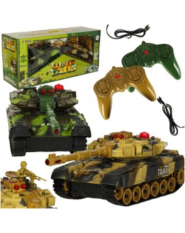 Czołgi zdalnie sterowane na pilota RC War Tank 9993 2,4GHz zestaw 2 sztuk