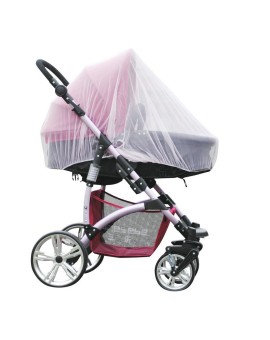 Moskitiera siatka na owady elastyczna na gumkę do wózka uniwersalna 140cm biała