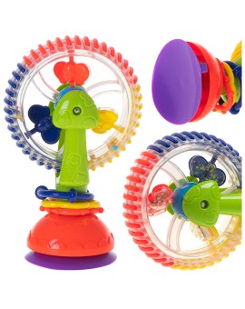 Diabelski młyn kołowrotek grzechotka na przyssawkę