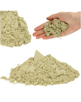 Piasek sensoryczny dla dzieci 1kg w woreczku naturalny beżowy