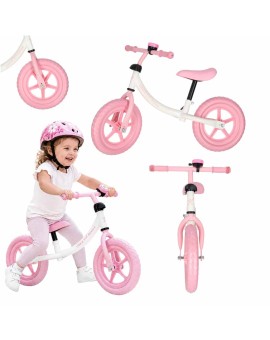 Rowerek biegowy Trike Fix Balance z dzwonkiem różowy