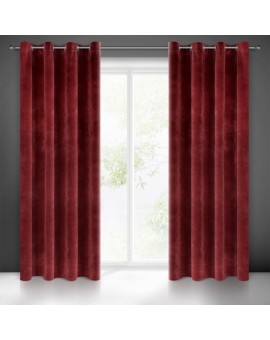 Zasłona Gotowa Villa 140x250 Cm Ciemnobordowy
