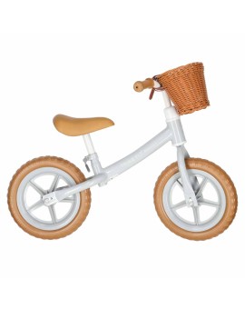 Rowerek biegowy Trike Fix Balance z koszykiem brązowy Kik Sp. z o. o. Sp. k. | Time- 2