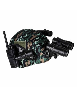Zestaw żołnierza militarny hełm walkie talkie lornetka latarka Kik Sp. z o. o. Sp. k. | Time- 2