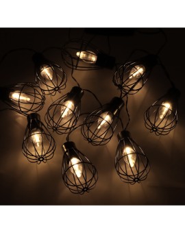 Lampki ogrodowe solarne żarówki girlanda loft 10LED Kik Sp. z o. o. Sp. k. | Time- 2