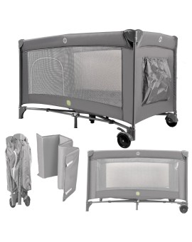 Łóżeczko dziecięce turystyczne składane kojec materac dla dzieci 2w1