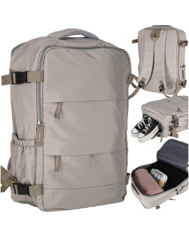Plecak podróżny turystyczny bagaż szary 45x30 cm