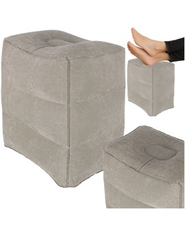 Podnóżek nadmuchiwany pod nogi puf turystyczny 3 poziomy wysokości