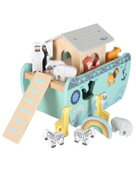 Sorter drewniany Lulilo Arka Noego statek zwierzątka 9 elementów Kik Sp. z o. o. Sp. k. | Time- 2
