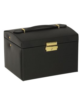Szkatułka kuferek na biżuterię z szufladami czarna Kik Sp. z o. o. Sp. k. | Time- 2