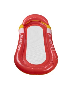 Materac dmuchany do pływania basenu wodny z siatką czerwony Kik Sp. z o. o. Sp. k. | Time- 2