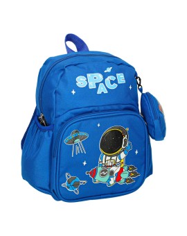 Plecak dla przedszkolaka szkolny dziecięcy astronauta 30x22x11cm Kik Sp. z o. o. Sp. k. | Time- 2