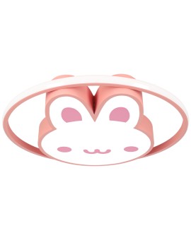 Lampa LED sufitowa plafon do pokoju dziecięcego ściemniana + pilot króliczek Kik Sp. z o. o. Sp. k. | Time- 2