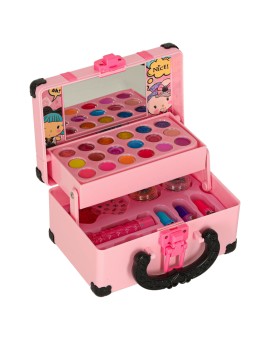 Kuferek zestaw kosmetyków do makijażu i paznokci makeup kosmetyki cienie lakiery walizka Kik Sp. z o. o. Sp. k. | Time- 2