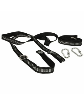 Zestaw do montażu mocowania huśtawki uchwyt do hamaka pas + karabińczyk 300kg Kik Sp. z o. o. Sp. k. | Time- 2