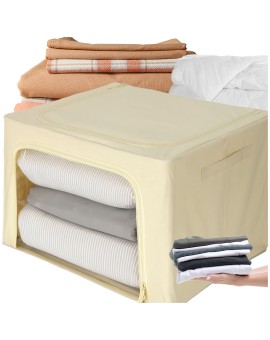 Organizer na pościel do szafy torba ze stelażem do przechowywania na ubrania zabawki 66L