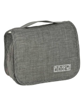 Kosmetyczka podróżna torba wisząca składana organizer na kosmetyki szara Kik Sp. z o. o. Sp. k. | Time- 2
