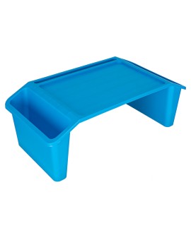 Stolik pod laptopa z organizerem podróżny samochodowy dla dzieci z kieszeniami śniadaniowy podstawka przenośny stabilny Kik Sp. 