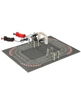 Tor samochodowy wyścigowy policyjny elektryczny + 2 auta klocki konstrukcyjne GD-01 Kik Sp. z o. o. Sp. k. | Time- 2