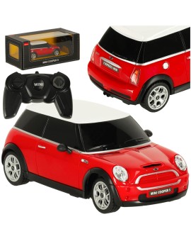Samochód zdalnie sterowany Rastar 15000 MINI Cooper S 1:24 czerwony
