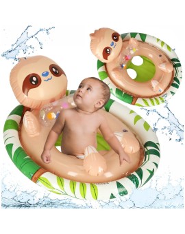 INTEX 59570 Kółko do pływania dla niemowląt koło pontonik dla dzieci dmuchany z siedziskiem leniwiec max 23kg 3-4lata