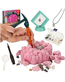 Mały archeolog zestaw naukowy kopalnia kryształów brylantów wykopaliska kryształy 9el.