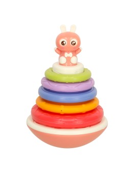 Wańka wstańka zabawka sensoryczna Bibi-inn różowa Kik Sp. z o. o. Sp. k. | Time- 2