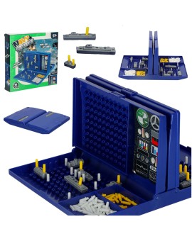 Statki okręty bitwa morska gra strategiczna logiczna w walizce