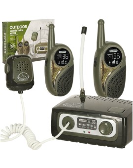 Walkie talkie krótkofalówka zestaw z centralą dla dzieci wojskowy zasięg 333 m