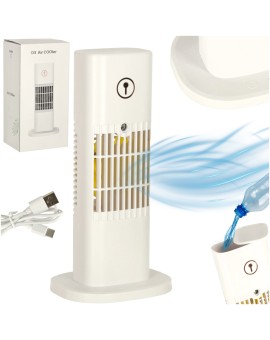 Klimator przenośny klimatyzer biurkowy mini klimatyzator na wodę nawilżacz USB pionowy