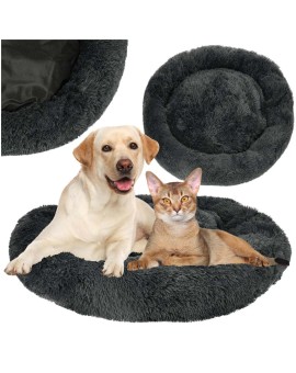 Legowisko dla psa kota posłanie kojec 100cm ciemny szary