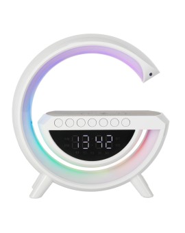 Lampka LED Gamingowa RGB głośnik ładowarka indukcyjna radio budzik zegar Kik Sp. z o. o. Sp. k. | Time- 2