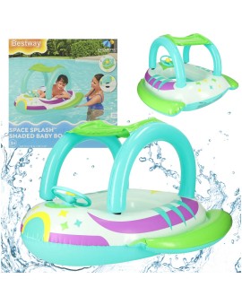 Kółko do pływania koło dmuchane z kierownicą pontonik dla dzieci z siedziskiem BESTWAY 34149 Kik Sp. z o. o. Sp. k. | Time- 2