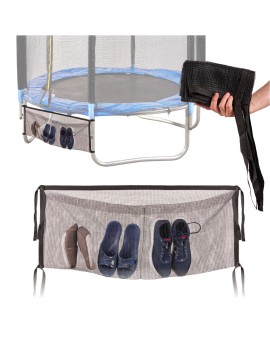 Torba siatka dolna do trampoliny organizer na buty klucze telefon 110cm