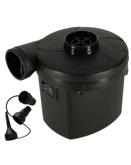 Pompka elektryczna do materaca piłki ponton basen turystyczna przenośna mobilna 2w1 12V/240V końcówki