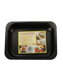 Blacha do pieczenia tortownica forma do ciast wypieków uniwersalna 29cm x 22cm x 6cm czarna Spółdzielnia Snb Białystok | Time- 2