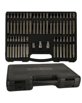 Bity imbus końcówki do wkrętarki zestaw bitów krótkich i długich + 3 redukcje walizka 75el. KAFUWELL