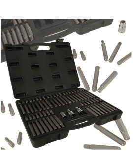 Bity imbus końcówki do wkrętarki zestaw bitów krótkich i długich + 3 redukcje walizka 75el. KAFUWELL Kik Sp. z o. o. Sp. k. | Ti