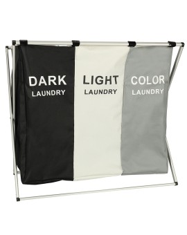 Kosz na pranie segregacja organizer 3 komory 135l Kik Sp. z o. o. Sp. k. | Time- 2