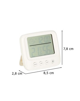 Higrometr zegar termometr pokojowy wilgotnościomierz LCD Kik Sp. z o. o. Sp. k. | Time- 2