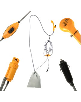 Prysznic turystyczny przenośny natrysk camping myjka 12v Kik Sp. z o. o. Sp. k. | Time- 2