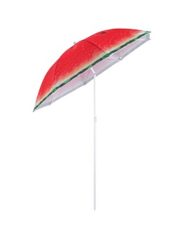 Parasol ogrodowy plażowy regulowany łamany 150cm arbuz UV Kik Sp. z o. o. Sp. k. | Time- 2