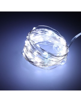 Lampki LED druciki dekoracyjne świąteczne choinkowe 5m 50LED zimny biały Kik Sp. z o. o. Sp. k. | Time- 2