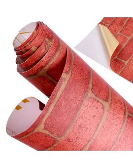 Folia rolka samoprzylepna okleina tapeta cegła 1,22x50m