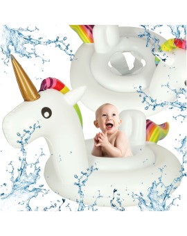 Kółko do pływania dla niemowląt koło pontonik dla dzieci z siedziskiem jednorożec 70cm 1-3lata